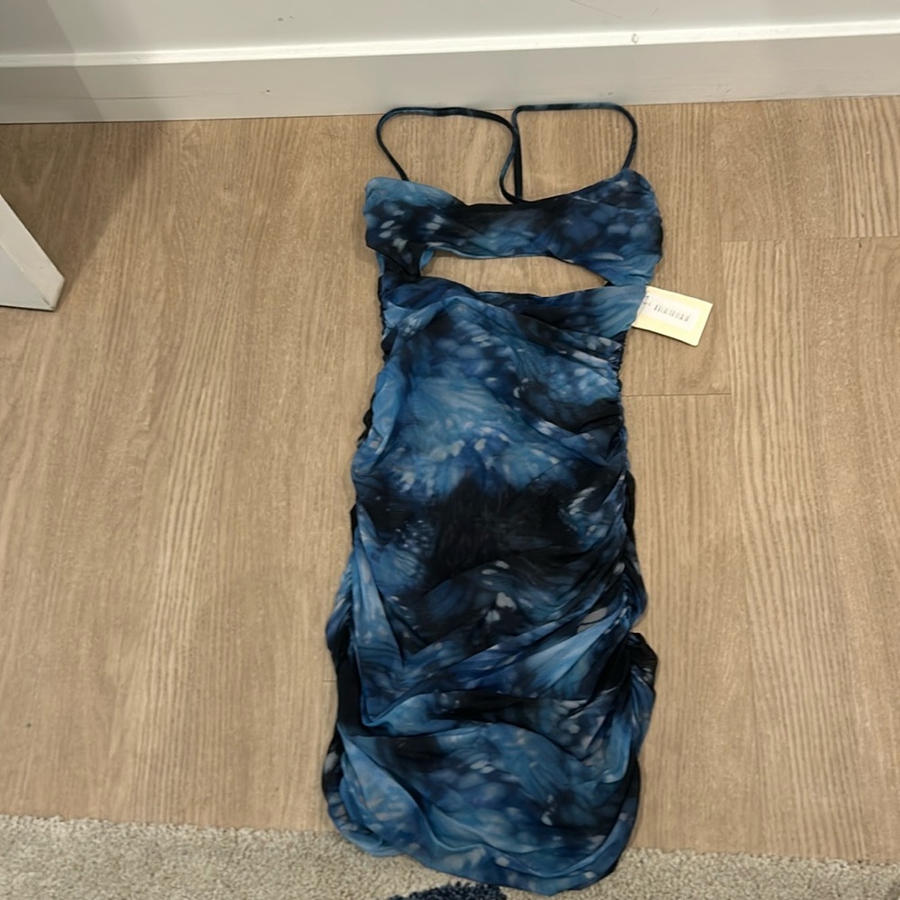Super cute blue MISBHV mini dress